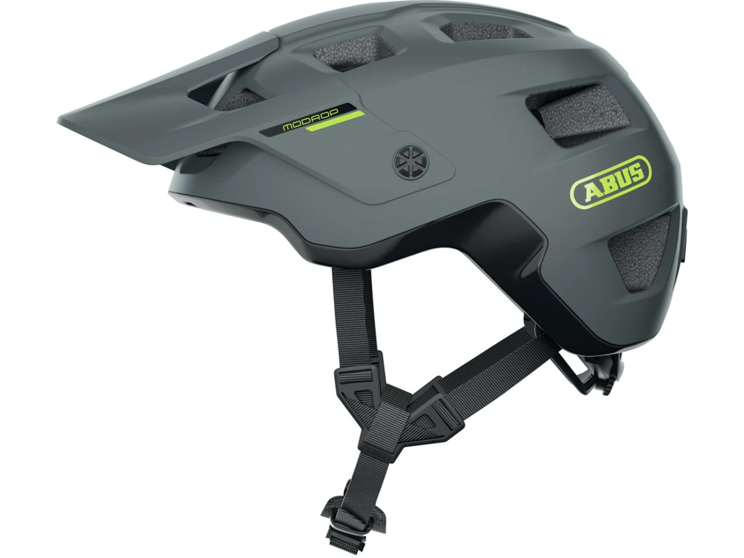 ABUS Casque MoDrop VTT Concrete Grey 1 ABUS Casque MoDrop VTT Concrete Grey