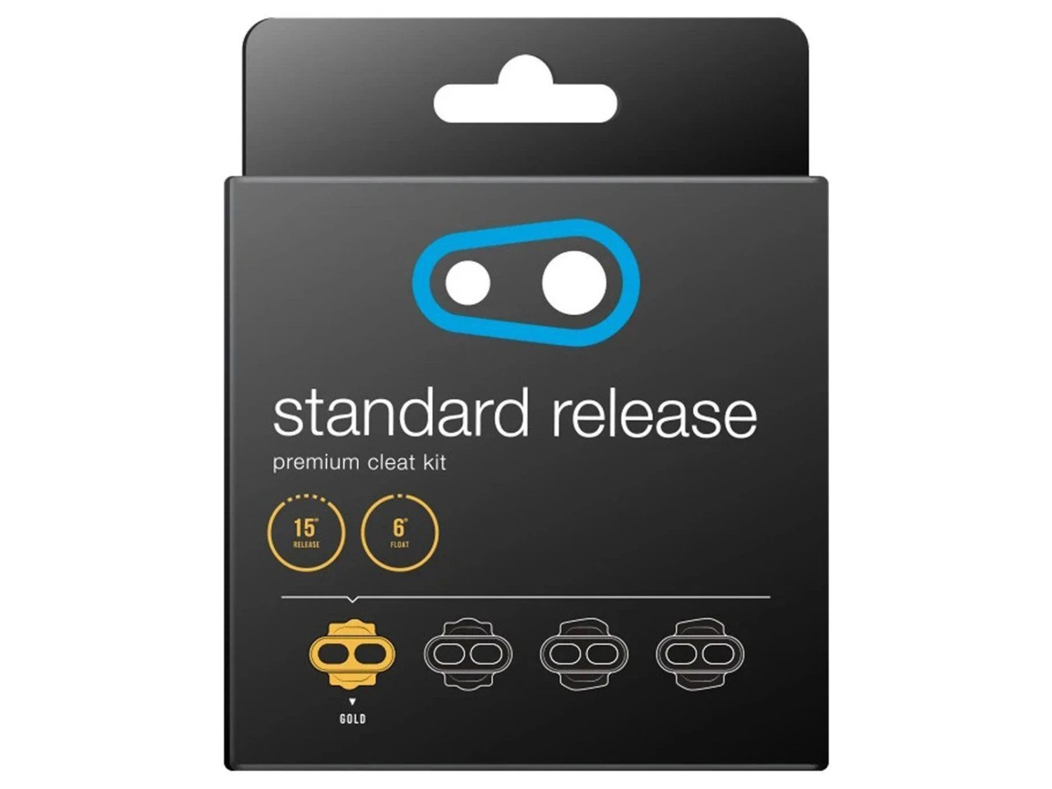 CRANKBROTHERS Kit De Cales Standard Release 6° Premium Doré 3 CRANKBROTHERS Kit De Cales Standard Release 6° Premium Doré – Image 3