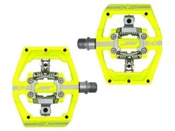 HT Components Pédales Automatiques BMX Race X2 SX Jaune Fluo