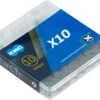 KMC Chaîne 10v X10.73 Gray 114 Maillons