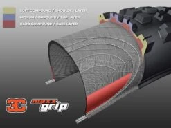 MAXXIS Minion DHF Pneu Souple 3C MaxxGrip Downhill WT TR 29 X 2,5 Pouces -Vtt Soldes Boutique maxxis minion dhf pneu souple 3c maxxgrip downhill wt tr 29 x 25 pouces 4