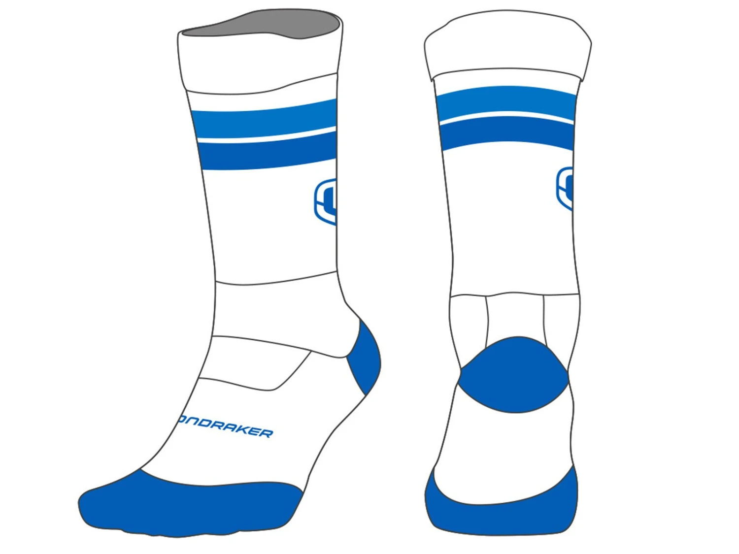 MONDRAKER Racing Paire De Chaussettes Hautes 1 MONDRAKER Racing Paire De Chaussettes Hautes