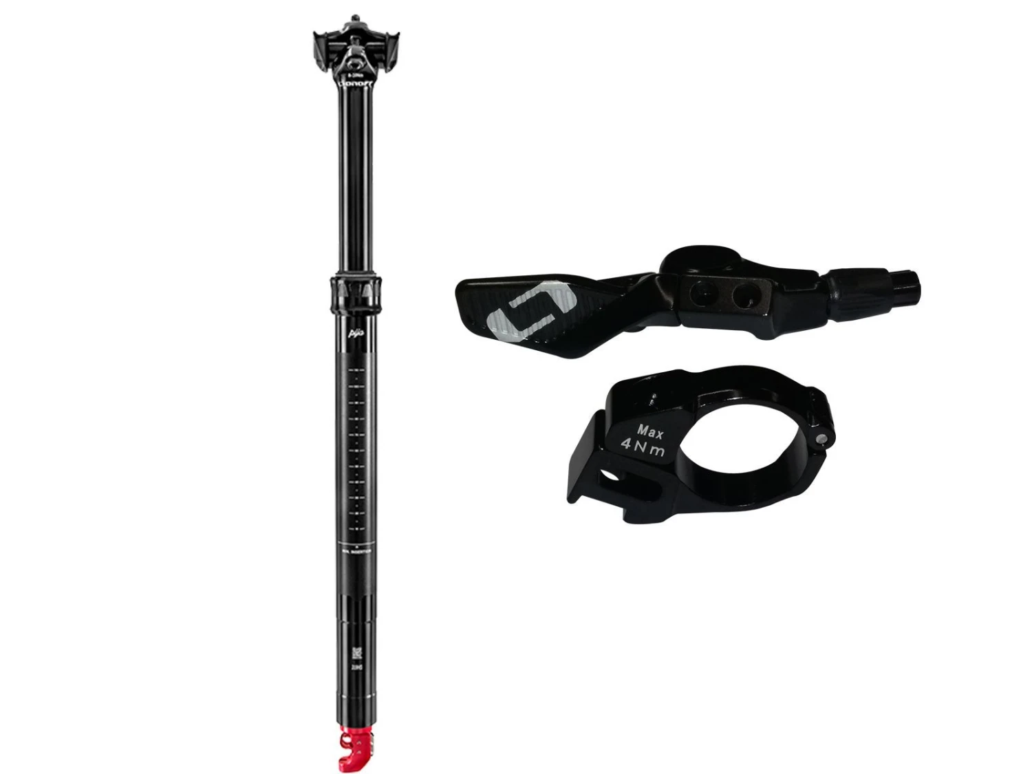 ONOFF Tige De Selle Télescopique 110mm ⌀27,2mm 40cm 1 ONOFF Tige De Selle Télescopique 110mm ⌀27,2mm 40cm