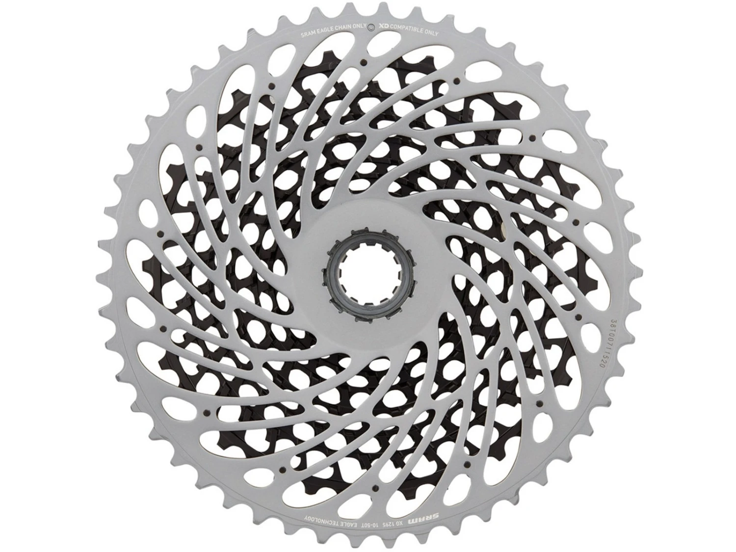 SRAM Cassette X01 Eagle 12v XG-1295 Gris Polaire 10-50D 2 SRAM Cassette X01 Eagle 12v XG-1295 Gris Polaire 10-50D – Image 2