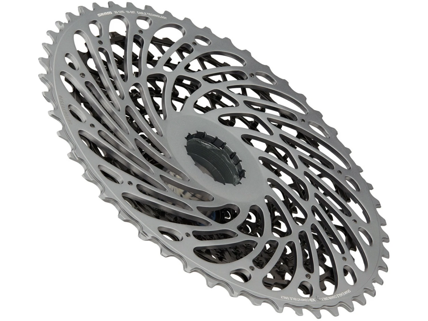 SRAM Cassette X01 Eagle 12v XG-1295 Gris Polaire 10-50D 4 SRAM Cassette X01 Eagle 12v XG-1295 Gris Polaire 10-50D – Image 4
