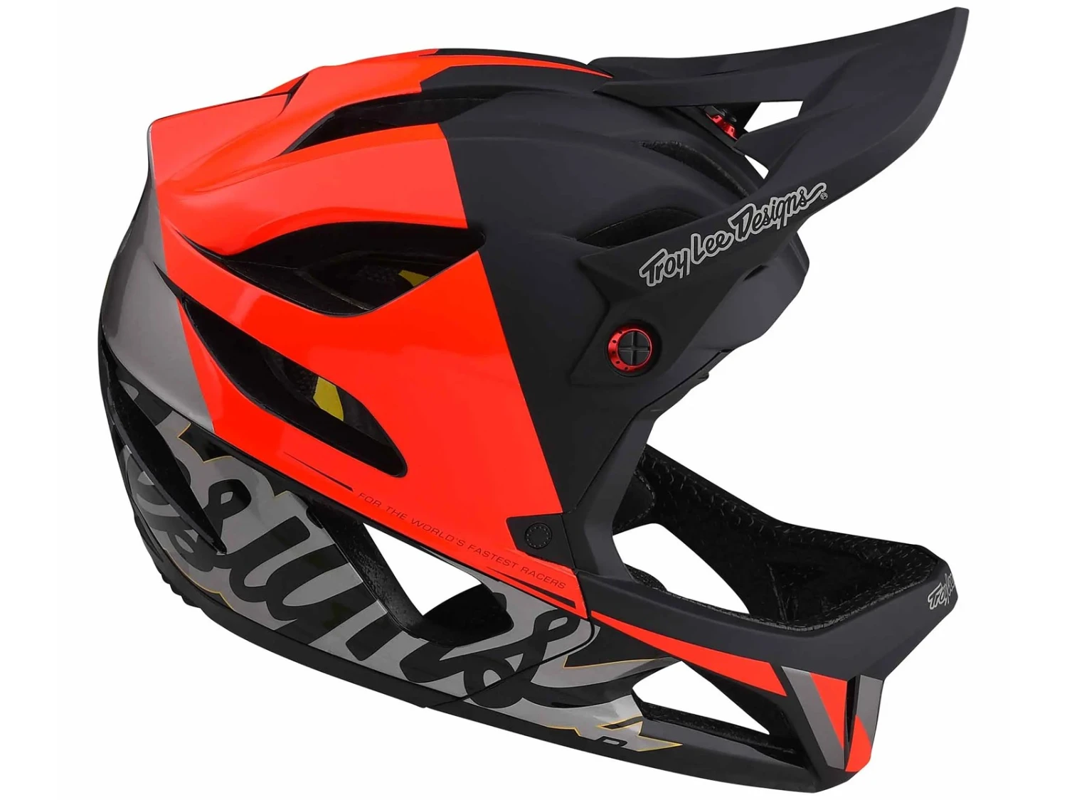 TROY LEE DESIGNS Stage MIPS Nova Casque VTT Glow Red 1 TROY LEE DESIGNS Stage MIPS Nova Casque VTT Glow Red